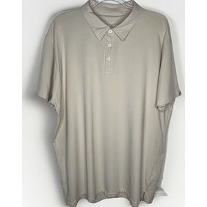 Weston Jon Boucher Slim Fit Polo Shirt‎ Crème Mens XXL